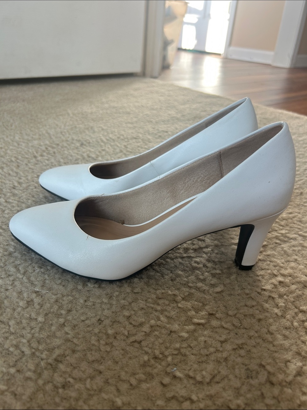 White heels